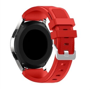 Twill Texture Silicone Watch Wrist Band for Samsung Galaxy Watch 46mm