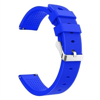 20mm Forehead Wrinkles Texture Soft Silicone Watch Band for Samsung Galaxy Watch Active SM-R500