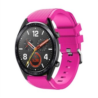 22mm Twill Texture Silikone urrem til Huawei Watch GT / Honor Watch Magic