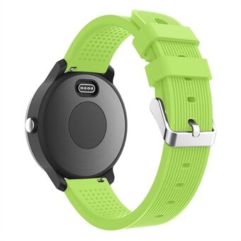 20mm Stripes Texture Soft Silicone Watch Band for Garmin Vivoactive 3