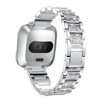 22 mm Universal Rhinestone Decor Metal Watch Band til Huawei Watch GT / Samsung Gear S3 Classic / S3 Frontier