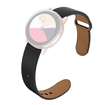 Bi-color Genuine Leather Watch Strap Replacement for Apple Watch Series 1/2/3 42mm / Apple Watch Series 4/5/6/SE 44mm