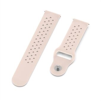 20mm Soft Ventilation Silicone Watch Band Replacement for Garmin Move Luxe/Move Style/Move 3/Move Venu