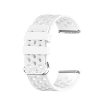 Silikone Smartwatch Rem til Fitbit Versa 2 / Versa / Versa Lite - Hvid