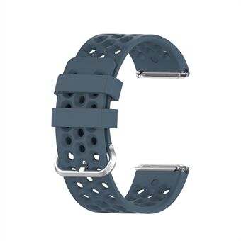 Silikone Smartwatch Rem til Fitbit Versa 2 / Versa / Versa Lite - Light Dark Blue