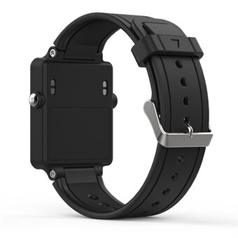 Silikone Smart Watch Erstatningsrem til Garmin Vivoactive Acetate - Sort