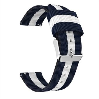 20MM Vertical Nylon Canvas Watch Band for Amazfit GTS