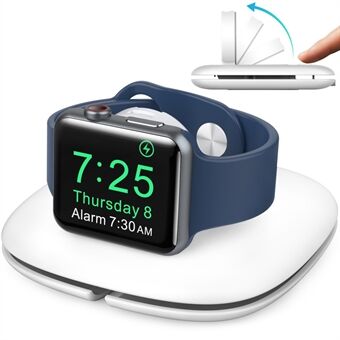 AHASTYLE PT126 Til Apple Watch Stand Foldbar Smartwatch Opladerholder Opladningsdock