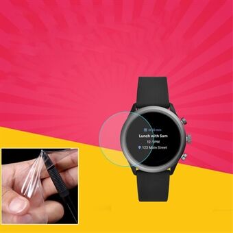 D36MM Anti-explosion Full Coverage Soft TPU Watch Screen Protector Film for Fossil Sport D33MM