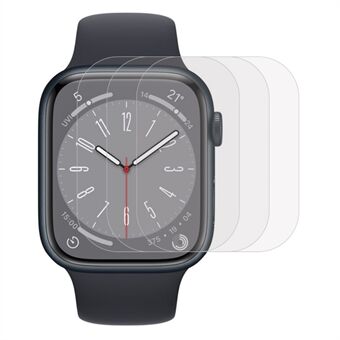 3 stk Ultra Clear Skærmbeskytter til Apple Watch Series 9 45mm, Blød TPU Watch Beskyttende Skærmfilm