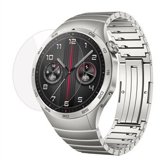 Til Huawei Watch GT 4 46 mm, kan vi anbefale et hærdet glasfilm klart på 0,3 mm som beskytter din smartwatch-skærm.