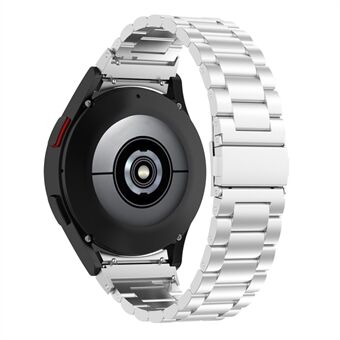 Rustfrit Steel til Samsung Galaxy Watch6 / Watch6 Classic / Watch 5 / Watch 5 Pro / Watch 5 Active / Watch4 / Watch4 Classic / Watch4 Active , 3-perlet urrem