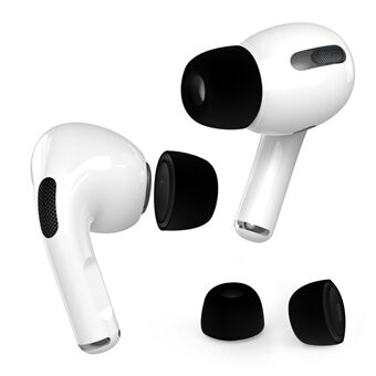 AhaStyle PT99- Pro-1 Et par øretelefonhætter til Apple AirPods Pro / AirPods Pro 2 Fleksible silikone Bluetooth-headset-ørespidser, størrelse: M