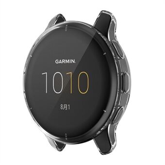 Til Garmin Venu2 Plus Fuld dækning 43 mm TPU Smart Watch Stel Anti-ridse Beskyttelsesetui - Gennemsigtig