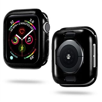 Til Apple Watch Series 7 41 mm fleksibel blød TPU Stilfuld ensfarvet Smart Watch Case Cover