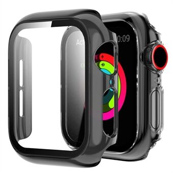 Til Apple Watch Series 4/5/6/SE 40 mm Scratch pc-etui med skærmbeskytter af hærdet glas Anti-drop gennemsigtigt Smart Watch Cover