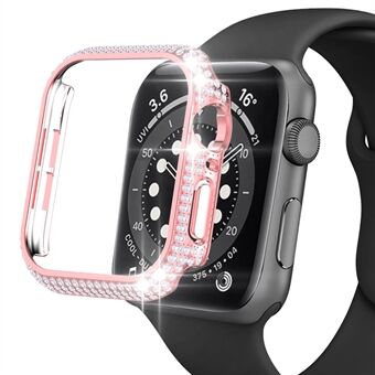 Til Apple Watch SE/Series 6/5/4 40 mm Anti-fald Anti-ridse Rhinestones Design Case Udhulet hårdt pc-cover