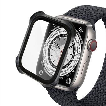 RURIHAI Til Apple Watch Series 6/5/4/SE 40 mm PC-urkasse Faldsikkert beskyttelsescover med skærmbeskytter af hærdet glas