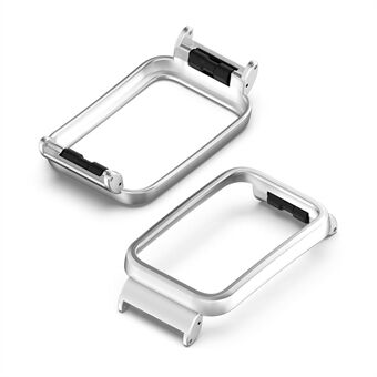Til Xiaomi Mi Band 7 Pro Urkasse i rustfrit Steel Antikollisionsbeskyttende rammestøtte til 18 mm håndledsrem