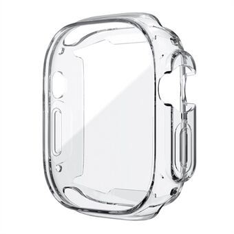 Til Apple Watch Ultra 49 mm Transparent TPU Watch Case Anti-drop fuld dækning beskyttelsescover