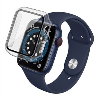 IMAK urkasse til Apple Watch SE 44mm / SE (2022) 44mm / Watch Series 6 / 5 / 4 44mm, anti-ridse urcover med HD hærdet glas skærmbeskytter