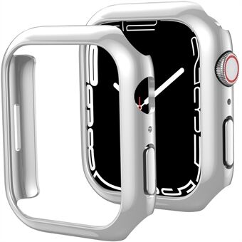 AHASTYLE WG59-D 2-stk urkasse til Apple Watch Series 8/7, hård pc elektroplade dækramme