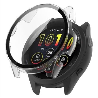 Til Garmin Forerunner 265 Smart Watch PC Watch Case med skærmbeskytter i hærdet glas