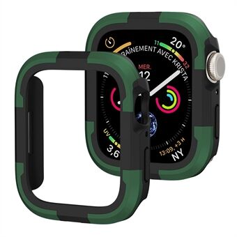 Beskyttelsesetui til Apple Watch Series 6/5/4/SE/SE (2022) 40 mm TPU+PC stødsikkert stel urcover