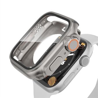 Hårdt pc-cover til Apple Watch Series 6 5 4 SE (2022) SE 40 mm , vandtæt dæksel med skærmbeskytter af hærdet glas