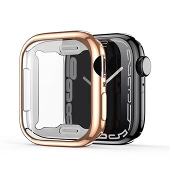DUX DUCIS Somo Series For Apple Watch Series 7 41mm Electroplating Case Soft TPU Anti-Scratch Watch Protector Cover