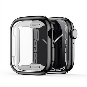 DUX DUCIS Somo Series For Apple Watch Series 7 45mm Flexible TPU Electroplated Protector Bumper Case Lightweight Thin Guard Shockproof Frame