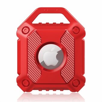 TPU etui til Apple AirTag Bluetooth Tracker Protector Anti-Lost Key Pet Locator Blødt cover med nøglering