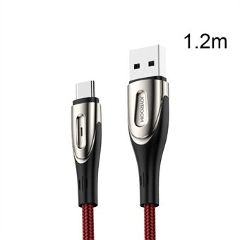 JOYROOM Sharp Series Nylon Flettet Type-C USB Data Sync Ladekabel 1,2m til Samsung Huawei Xiaomi