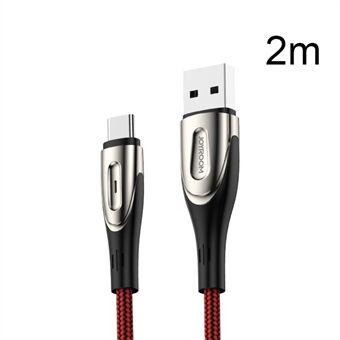 JOYROOM Sharp Series Nylon Flettet Type-C USB Data Sync Ladekabel 2m til Samsung Huawei Xiaomi