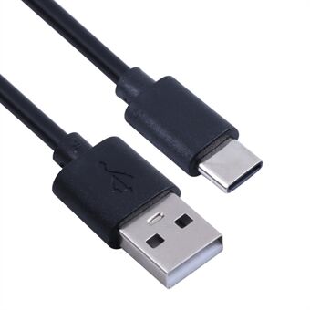 50 cm USB C opladningsflettet ledning USB A til Type-C kobberkerne ladekabel