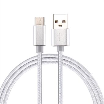 3M vævet tekstur vendbart Type-C USB-kabel til Samsung Note 8/S8/S8 Plus osv.