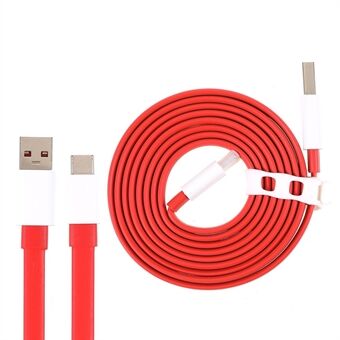 ONEPLUS 1,5 m Dash Charge Type-C fladt kabel 4A USB hurtigopladningsdatakabel til OnePlus 6/5/5T/3/ 3T