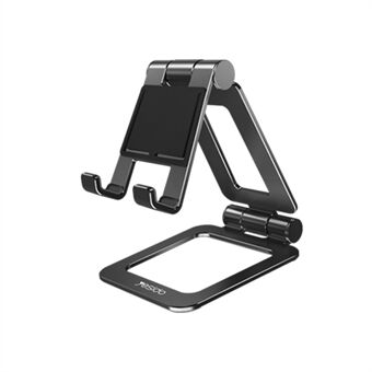 YESIDO C98 Aluminiumslegering Anit-Skid Mini Desktop Mount Mobiltelefon Tablet Universal Holder Beslag