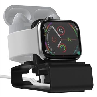 Stand aluminiumslegering ladestander Dock bordholderbeslag til Apple Watch AirPods Pro