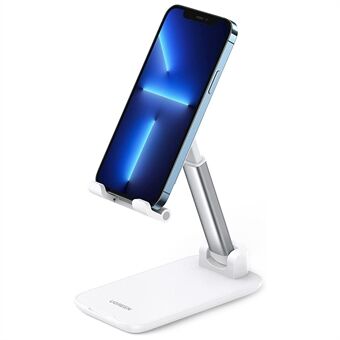 UGREEN 20434 Folding Desk Phone Stand Adjustable Phone Holder for Live Steaming Hands-Free Video Compatible with iPhone 13 Pro Max Galaxy S21 Ultra/S20 FE