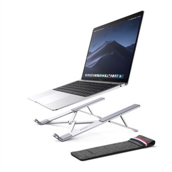 Stand 20642 justerbar, foldebar aluminiumsholder til bærbar computer med flere vinkler til bærbare MacBook Air Pro computere