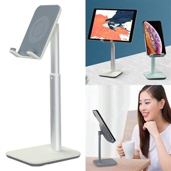 AS015-B Tablet Stand Holder Multifunktion Justerbar Aluminiumslegering Desktop Telefon Stand Beslag