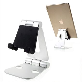Universal Aluminium Alloy Foldable Desktop Mount Stand for iPhone iPad Samsung Smartphones & Tablets