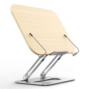 Stand R06 metal bogholder Sammenfoldelig skrivebordsbogholder Bærbar multi-vinkel justerbar Stand