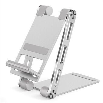 Universal Desktop Mobiltelefon Tablet Holder Bracket Justerbar Foldbar Aluminiumslegering Stand