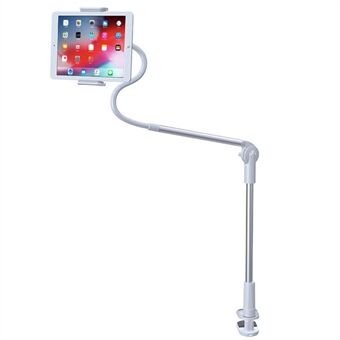UBN-89 til 4-11 tommer telefon-/tabletholder 360 graders roterende bold Fleksibel arm-clip-on Lazy Bracket Stand