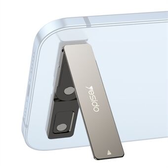 YESIDO C182 Foldbar Drejelig Telefonholder Mini Selvklæbende Mobiltelefon Kickstand - Grå