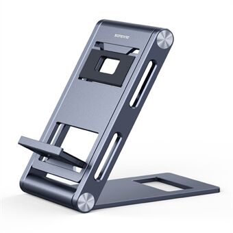 DUX DUCIS roterbar telefonholder Z-formet foldbar mobiltelefonholder af aluminiumslegering til skrivebord.