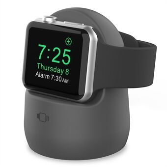 AHASTYLE PT63 til Apple Watch Silikone Watch Oplader Stand Anti-Slip Bordoplader Holder