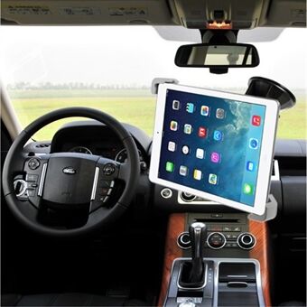Universal sugekop holder til bilmontering til iPad Samsung Etc Tabs, Bredde: 17,7-27 cm